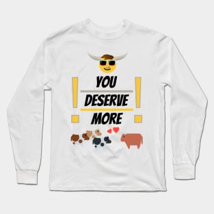 Affirmations of the zodiac: Taurus Long Sleeve T-Shirt